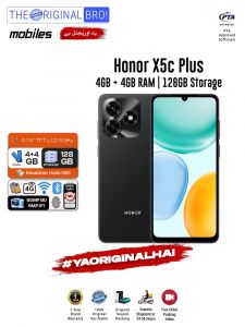 Honor X5c Plus - 4GB RAM - 128GB Storage - Easy Monthly Installments - PTA Approved - 1 Year Official Warranty - The Original Bro Mobiles - TOB70